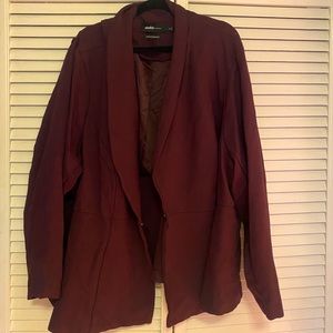 Torrid Maroon 3/4 sleeve Blazer